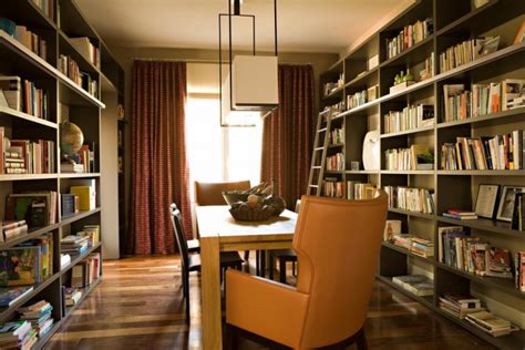 20 Library Home Office Designs Decorating Ideas Design