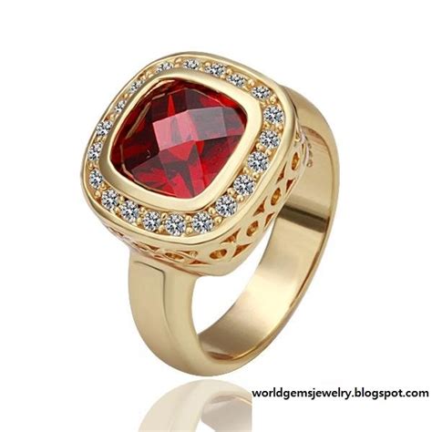 engagement ring red zircon engagement ring