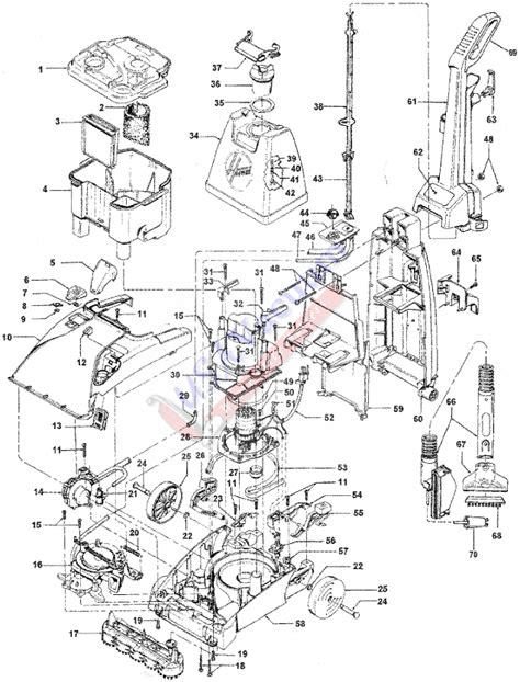 hoover vacuum cleaner repair parts schematics diagrams bruin blog