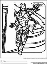 Avengers Coloring Pages Iron Man Kids Drawing Cartoon Bay Color Tampa Great Colouring Ginormasource Ironman Printable Lightning Print Comics Choose sketch template