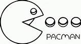 Pacman Adults sketch template