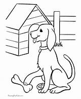 Coloring Pages Printable Animal Dog Animals Dogs Puppies Printing Help sketch template