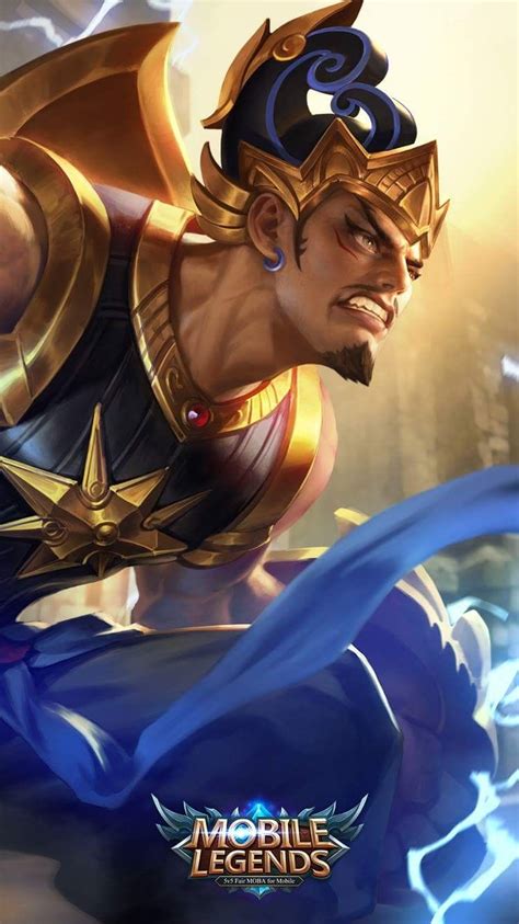 Gatotkaca In Mlbb Mobile Legend Wallpaper Mobile