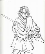 Coloring Anakin Creation sketch template