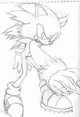 Coloring Sonic Werehog Pages Print Super Popular Library Clipart Coloringhome sketch template