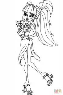 draculaura monster high colouring pages   gel