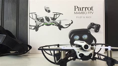 test du drone parrot mambo fpv premiere video youtube