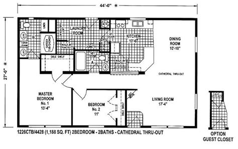 champion double wide mobile home floor plans modern    trailer