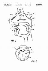 Drawing Patents Tonsil sketch template