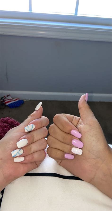 nails  bestie   acrylic nails coffin pink acrylic nails