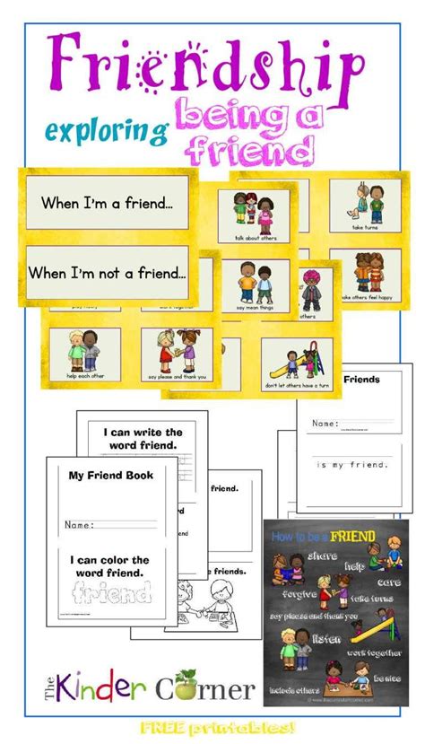 friendship worksheet  elementary students