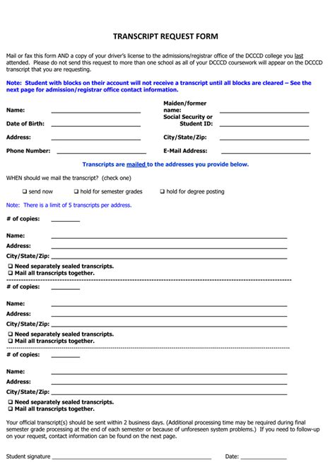 University Of Mississippi Transcript Request Form