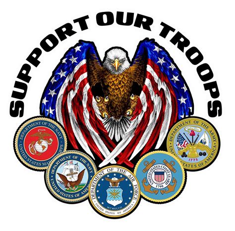 support  troops version  decal     shipping