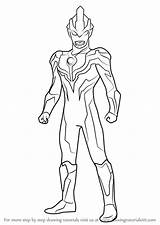 Ultraman Ginga Mewarnai Sketsa Drawingtutorials101 Lukisan Putih Hitam Coloringhome Upin Ipin Ncs Distrion sketch template