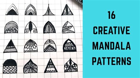 creative mandala patternsmandala art  beginnersstep  stepbasic