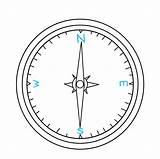 Compass Draw Drawing Step Easy Really sketch template