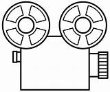 Reel Movie Clipart Film Clipartix sketch template