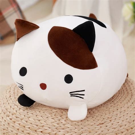 pc cm creative kawaii plush cat toys soft stuffed  cotton pillow