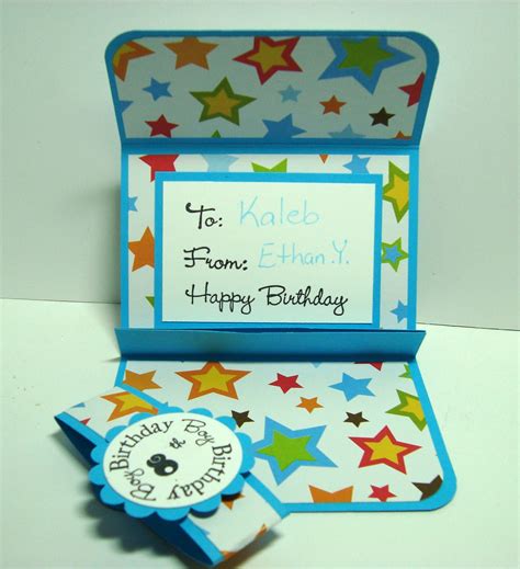 candys craft corner birthday gift card holder birthday gift card