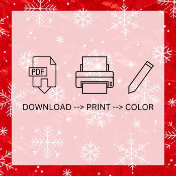 printable christmas coloring pages christmas coloring sheets tpt