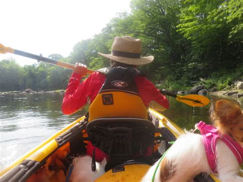 Boston Kayaker Kayaking On Contoocook River From Henniker Nh To