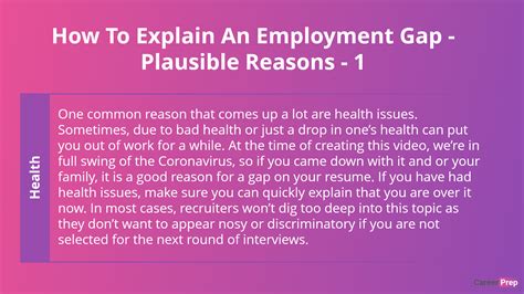 explain employment gaps   resume  answers examples