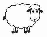 Sheep Coloring Pages Kids Preschool Sheet Cartoon Template Colouring Clipart Printable Lamb Drawing Preschoolcrafts рисунок Outline Sheets Kindergarten Clip Clipartbest sketch template