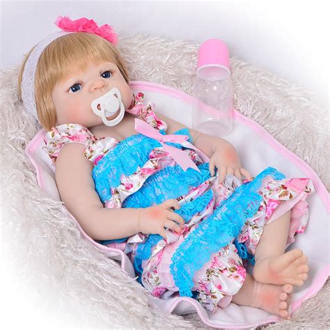 lovely  reborn dolls lifelike ethnic newborn baby girl doll full silicone vinyl body
