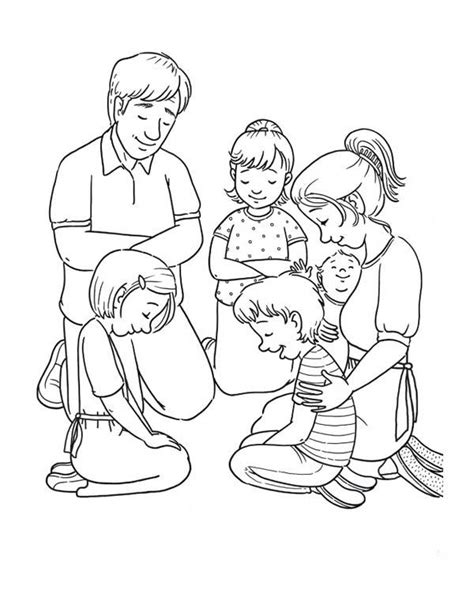 pin  family coloring pages