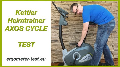 kettler heimtrainer test axos cycle youtube