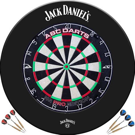 abc darts dartbord surround ring jack daniels abcdarts hq pro dartbord  sets darts bolcom