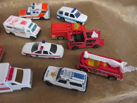 assorted toy emergency vehicles collector household toys decor store fixtures