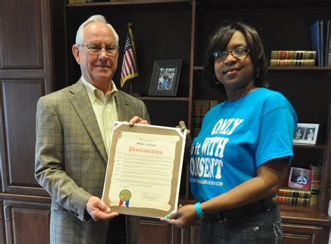 Minden Mayor Recognizes Sexual Assault Awareness In April