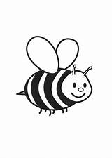 Mewarnai Lebah Kemudian Selamat Yuk Jangan Disave Lupa sketch template