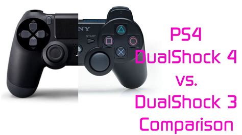 dualshock   dualshock  controller comparison youtube
