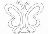 Butterfly Coloring Pages Simple Color Getcolorings Preschool Butter Printable Getdrawings sketch template