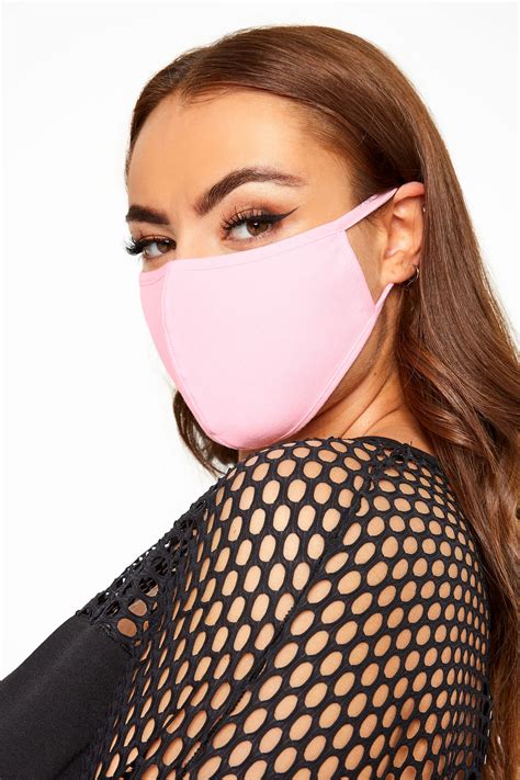pink antibacterial face mask yours clothing