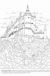 Coloring Pages Castle Kids Castles Books Medieval Printable Adult Sheets Adults Cartoon Youth Colouring Drawings Fantasy Color Alcazar History Ages sketch template