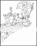 Pikmin Printablecolouringpages sketch template