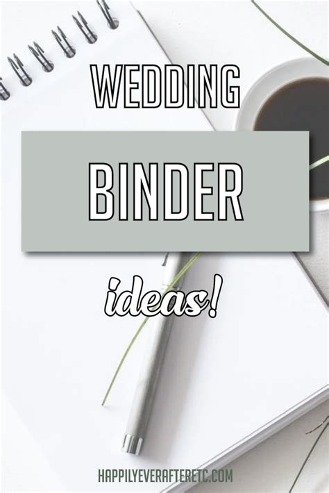 put   perfect  wedding binder