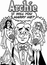 Archie Marry Married Wecoloringpage sketch template