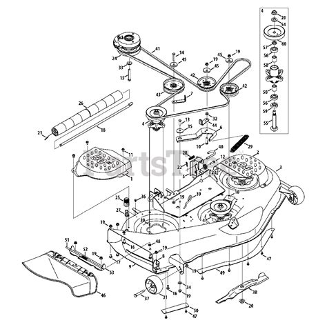 cub cadet rzt  kh afcacp cub cadet  rzt  turn mower kohler  mower deck