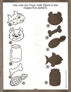 shadow matching worksheet crafts  worksheets  preschooltoddler