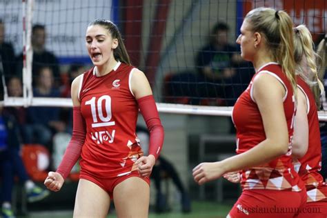 Russian Youth Volleyball League Girls Beautiful And