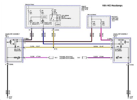 headlamp wiring diagram connector pinout needed ford flex forum