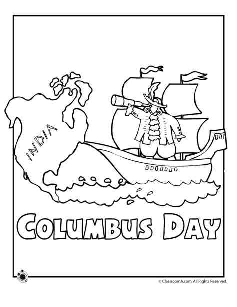 columbus day coloring page woo jr kids activities
