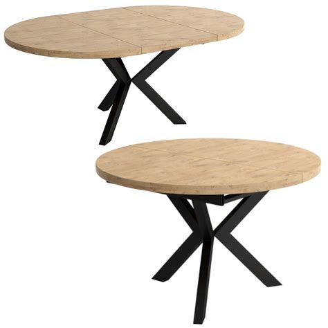 rozkladany stol okragly  styl industrialny agnes cena opinie stoly kuchenne