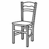 Chair Coloring Pages Kids sketch template