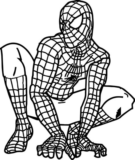 coloring pages spiderman  printable coloring pages spiderman