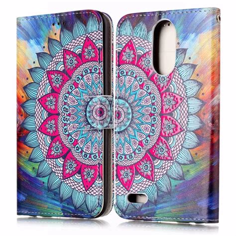case  lg   leather case flip cover wallet  lg   luxury printed mobile phone